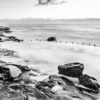 Ocean Pools Sydney. Black & White long exposure of waves crashing over Mahon Pool, Maroubra.