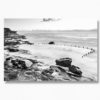 Ocean Pools Sydney. Black & White long exposure of waves crashing over Mahon Pool, Maroubra.