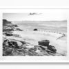 Ocean Pools Sydney. Black & White long exposure of waves crashing over Mahon Pool, Maroubra.