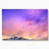 Pink Sky Mountain Sunset Queenstown, New Zealand