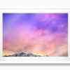 Pink Sky Mountain Sunset Queenstown, New Zealand