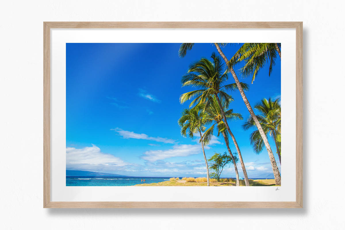 Island Life, Hawaii - Oak Frame