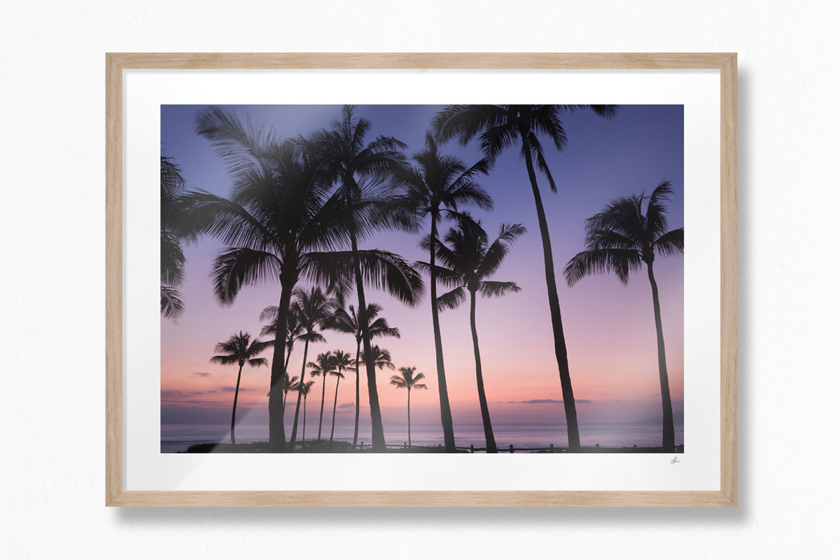 Paradise Palms, Hawaii - Oak Frame