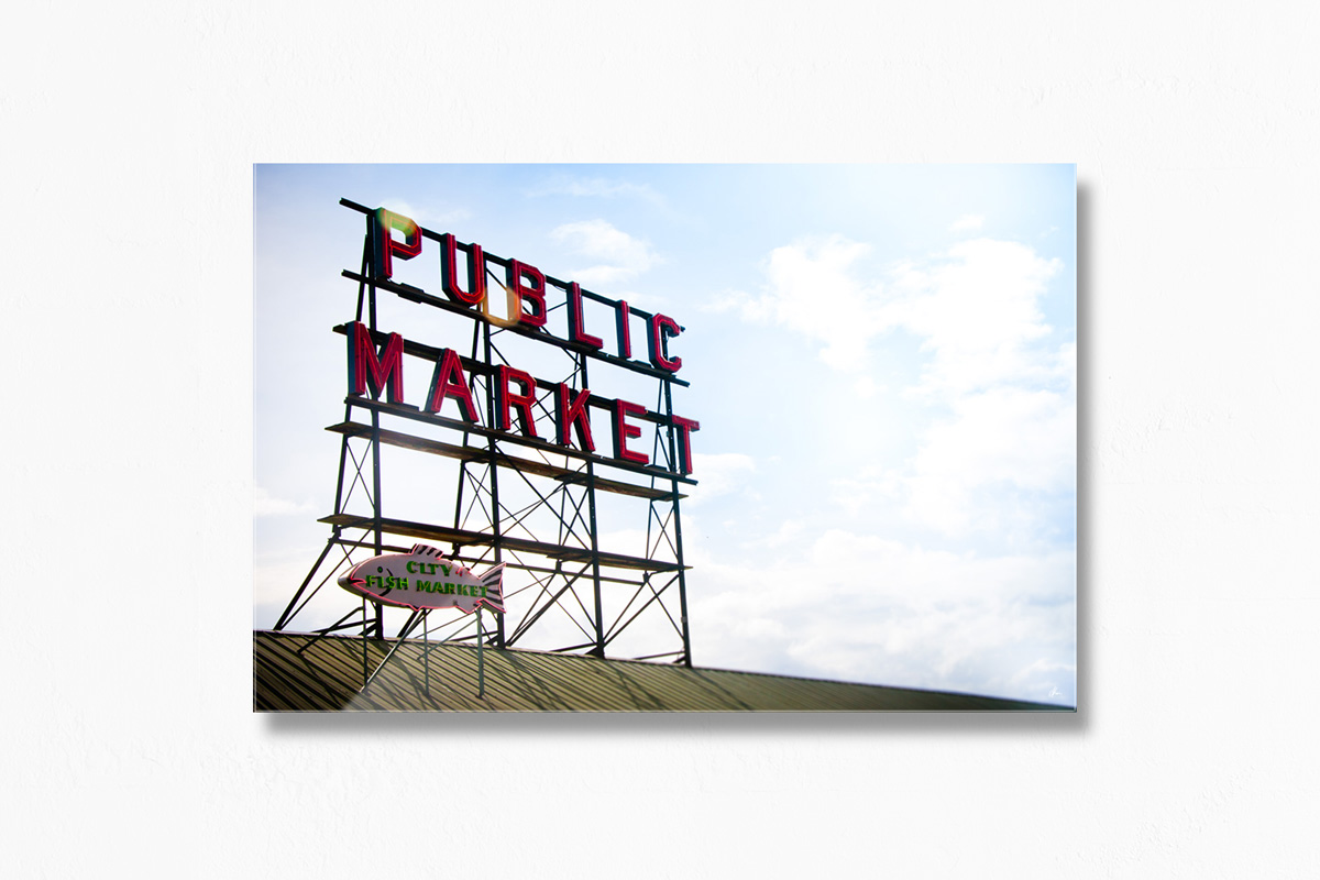 Public Markets, Seattle - Acrylic Facemount