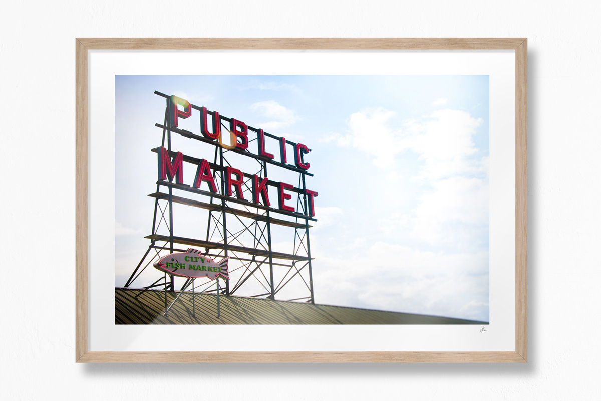 Public Markets, Seattle - Oak Frame