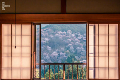 Ryokan Japan. Sliding Shoji, Yoshino