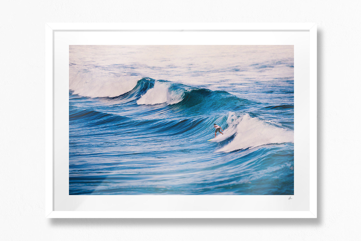 Surfing Big Waves Bondi Beach Sydney Australia