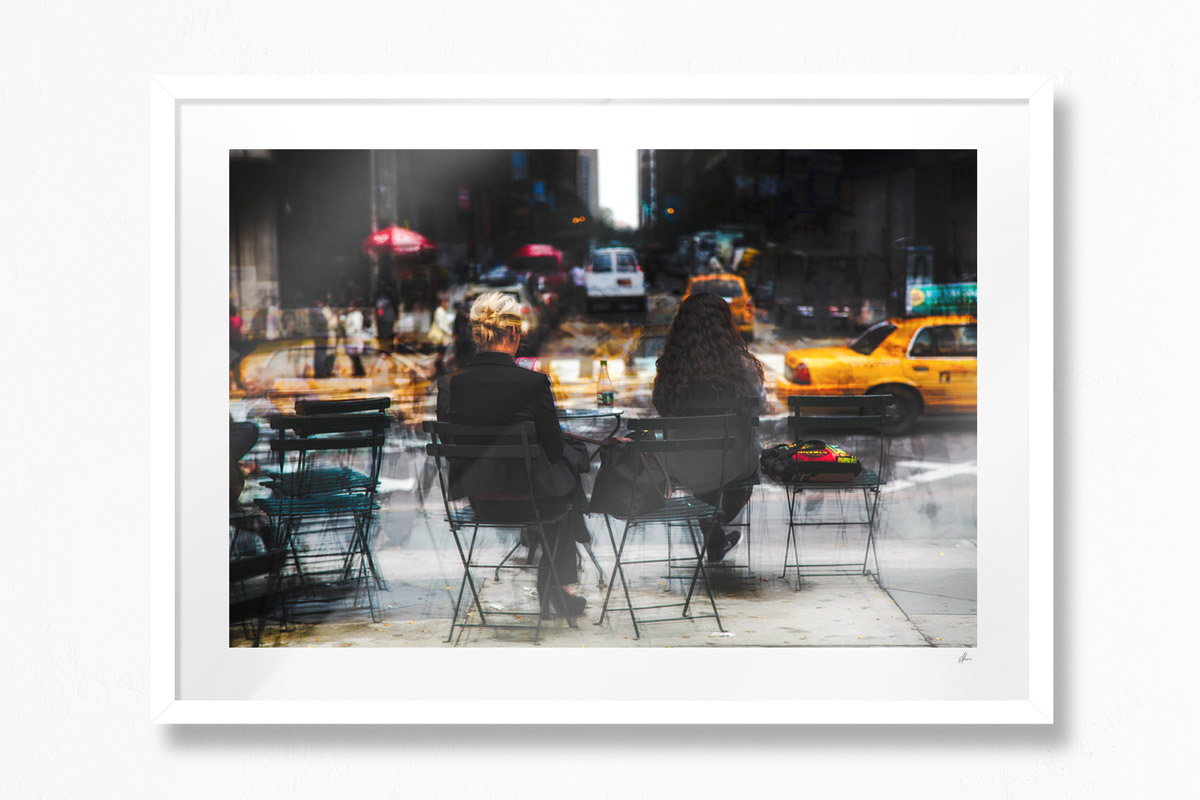 Timeout NYC, Manhattan - White Frame