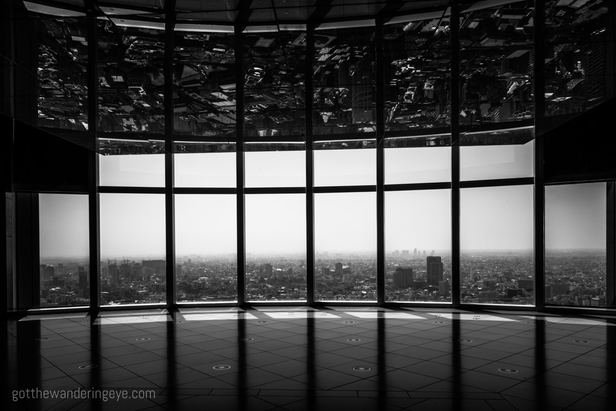 Alone in the City, Tokyo. Tokyo City Skyline Views