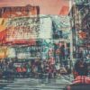 Multiple Exposure Street Photography. Counterfeits on Canal, New York City
