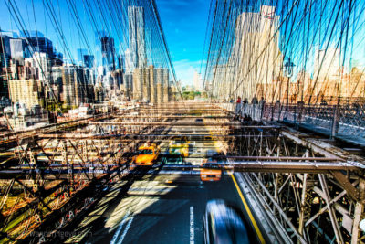 Brooklyn Bridge Double Exposure