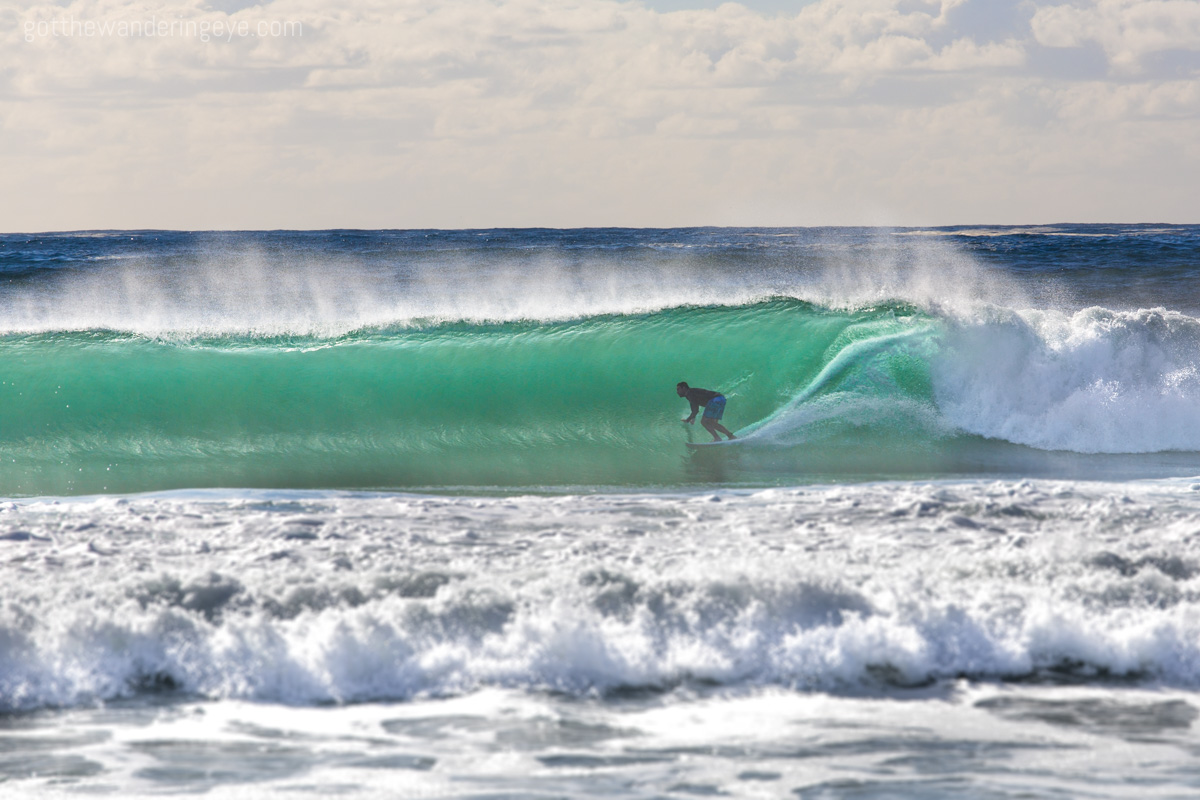 Surfing Barrel Bondi Beach