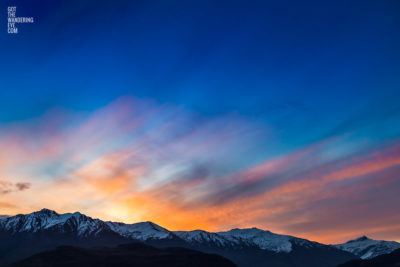 Mountain Fresh, Wanaka, New Zealand. Queenstown Mountain Sunset