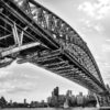 Sydney Harbour Bridge. Sydney city skyline