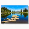Harmony Lake Whistler. Beautiful mountain landscape, lake reflection