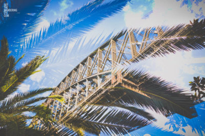 Double Exposure Sydney City. Abstract art photography Harbour Bridge