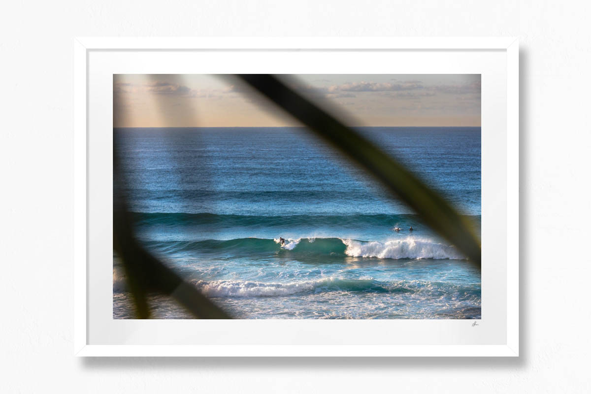 Surfers Bondi Beach good waves