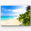Getting lost at the beautiful Lanikai Beach Hawaii. Framed art photography wall art print.