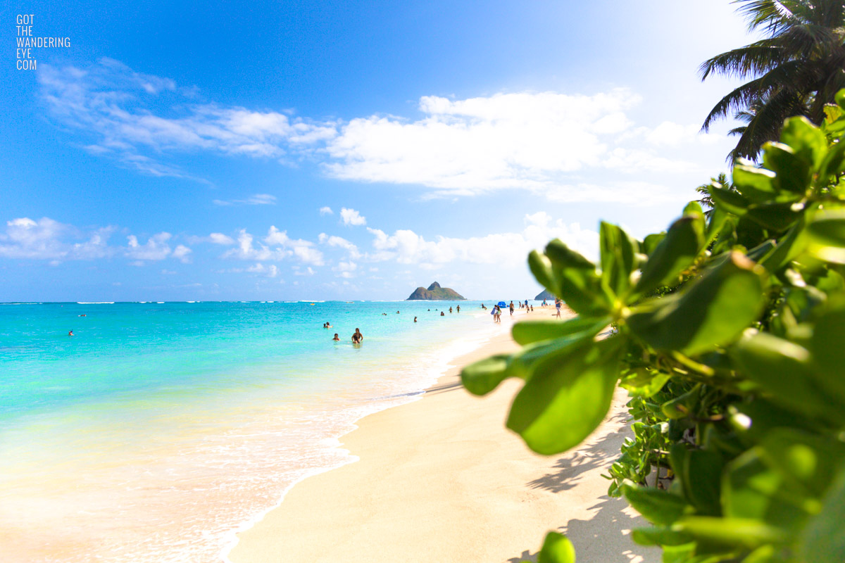 Getting lost at the beautiful Lanikai Beach Hawaii.