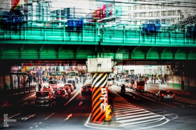 Double Exposure Tokyo. Layers in the City in Shinjuku