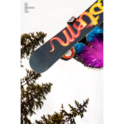 Snowboarding Whistler. Halfpipe Big air