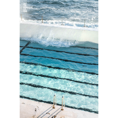 Bondi Iceberg Pool with waves from ocean