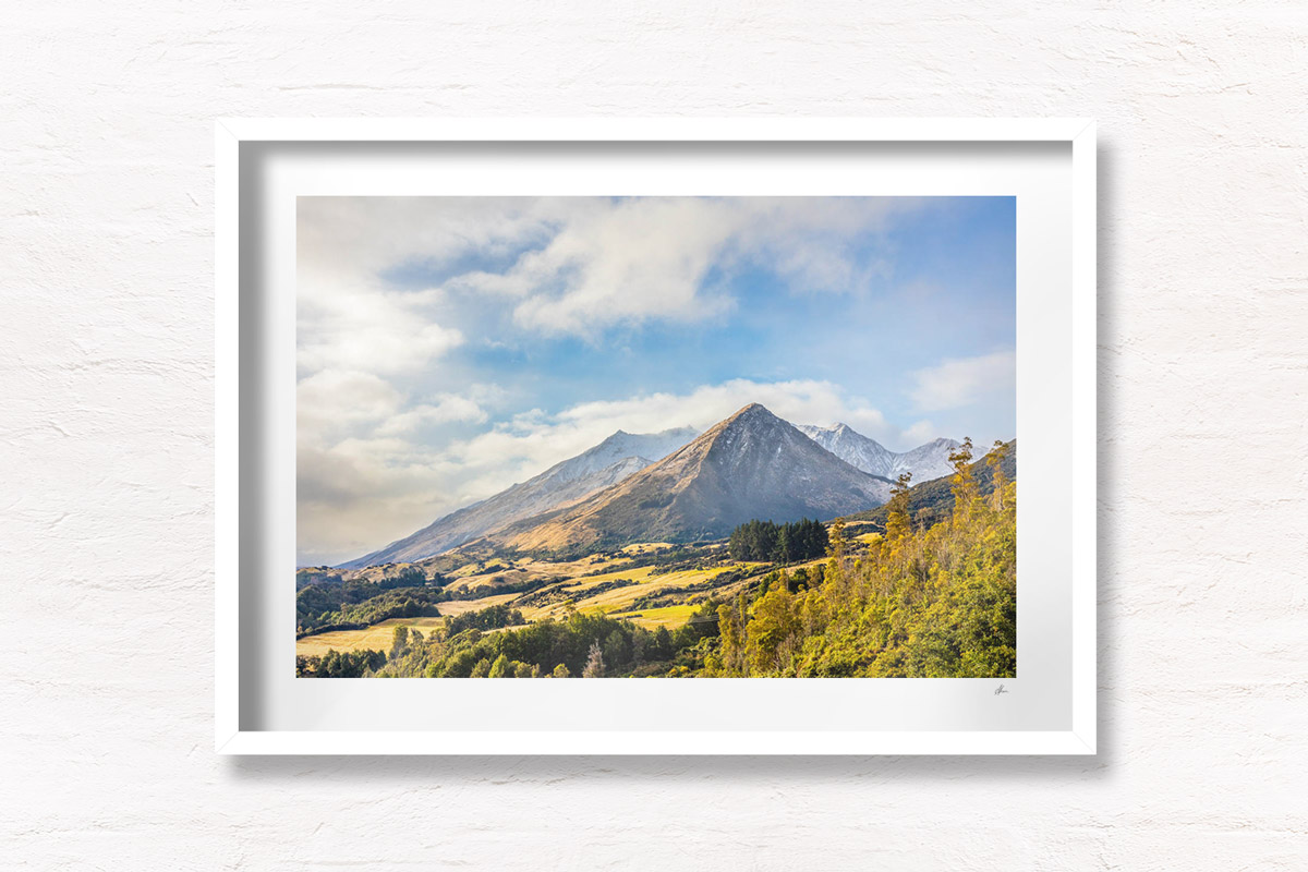 Glenorchy New Zealand mountain peaks