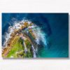 Giles Baths Coogee. Aerial View above Dolphins Point headland