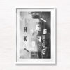 Hong Kong Art Poster. Wandering Types Collection Typography Design