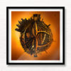 360 Tiny Planet NYC. Brooklyn Bridge abstract art