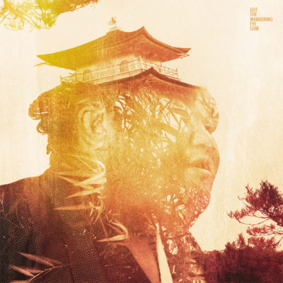 Double Exposure Art. Sumo Wrestler and Japan