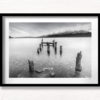 Old Wharf Queenstown Glenorchy. Black & White landscape