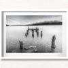 Old Wharf Queenstown Glenorchy. Black & White landscape