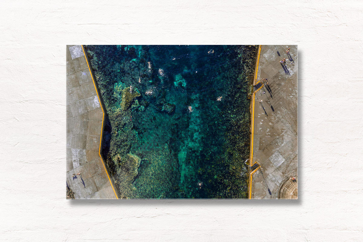 Fine Art Photography. Long exposure of early morning sunrise at Mahon Pool, Maroubra.