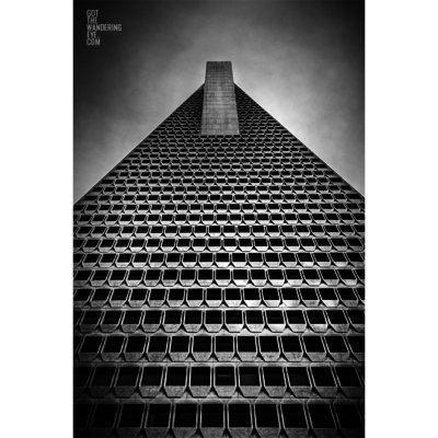 Transamerica Pyramid San Francisco. Black & White Urban photography