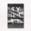 Sydney City Art Poster, Iconic Sydney Harbour Bridge and Opera house typography design