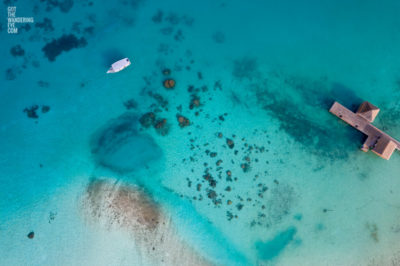 Aerial Landscape Maldives View