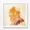 Double Exposure Art Photography. Japan art of the sumo.