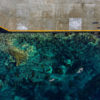 Snorkelling Clovelly Aerial. Couple swimming in Clovelly Beach
