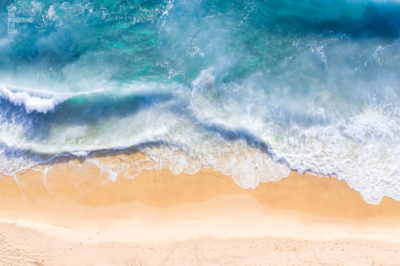 Aerial view of glamorous Tamarama Beach