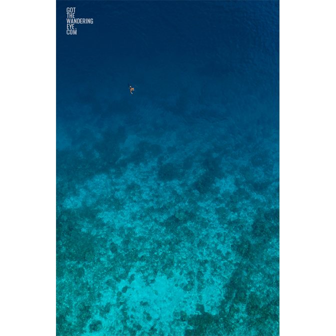 Swimming Maldives.