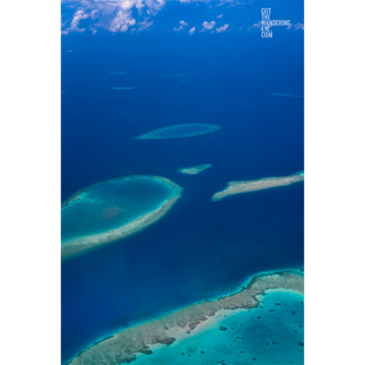 Aerial View Maldives Islands