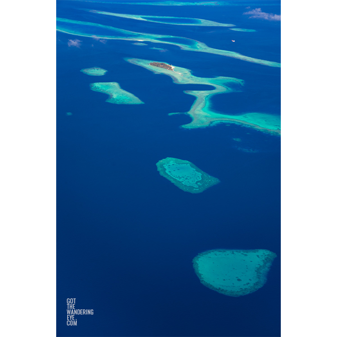 Aerial View Maldives Islands