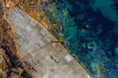 Clovelly Concrete Beach. Snorkelling and swimming in Sydney