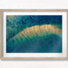 Ocean textures aerial landscape. South Coast NSW