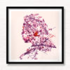 Double Exposure Portrait Photography. Cherry Blossoms Japan