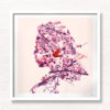 Double Exposure Portrait Photography. Cherry Blossoms Japan