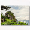 Yellow Mountains Trees framed wall art print. Gotthewanderingeye