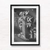 New York Art Prints. Black & White Wandering Types Collection
