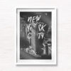 New York Art Prints. Black & White Wandering Types Collection